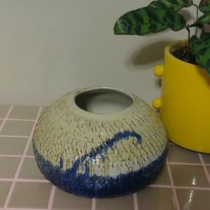 Round Pottery Vase